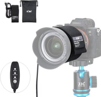 USB Lens Heater Warmer Len Dew Heater Strip with 3 Heating Modes for Camera Lens