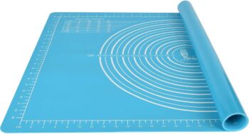 Non-Slip Silicone Pastry Mat Extra Large Non Stick Baking Mats, (20×28cm, Blue)