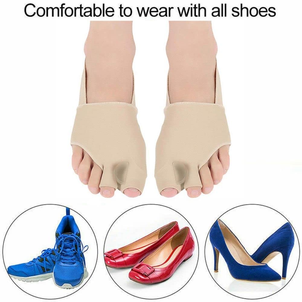 Toe Bunion Sleeves | Hammer Toe Spreader Corrector Spacers (1 Pair) (L) - Image 8