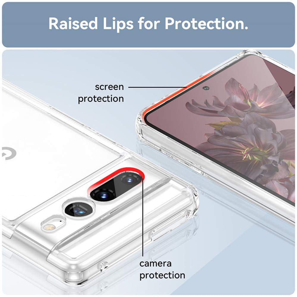For Google Pixel 8 pro Case Clear Transparent Cover Drop Shockproof Protection - Image 6