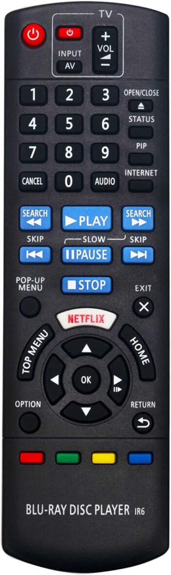 Remote Control fit for Panasonic Blu-ray Disc Player DMP-BD83