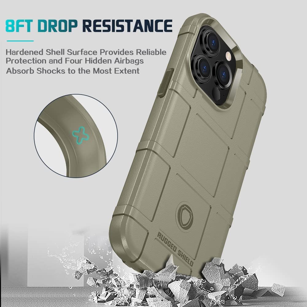 For iPhone 13 Pro Rugged Shield Drop Proof TPU Thick Armour Protective Case - Image 2