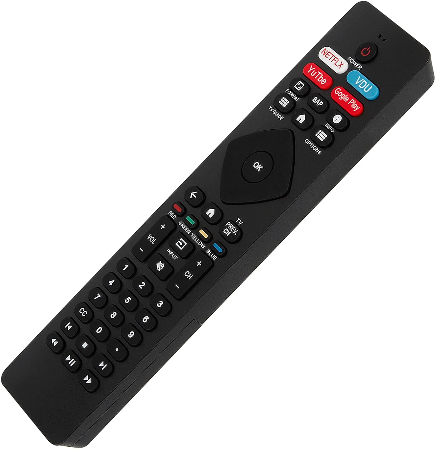 NH800UP IR Remote Replacement for Philips 5704 Series 5604 Series 5700 Series - Image 3