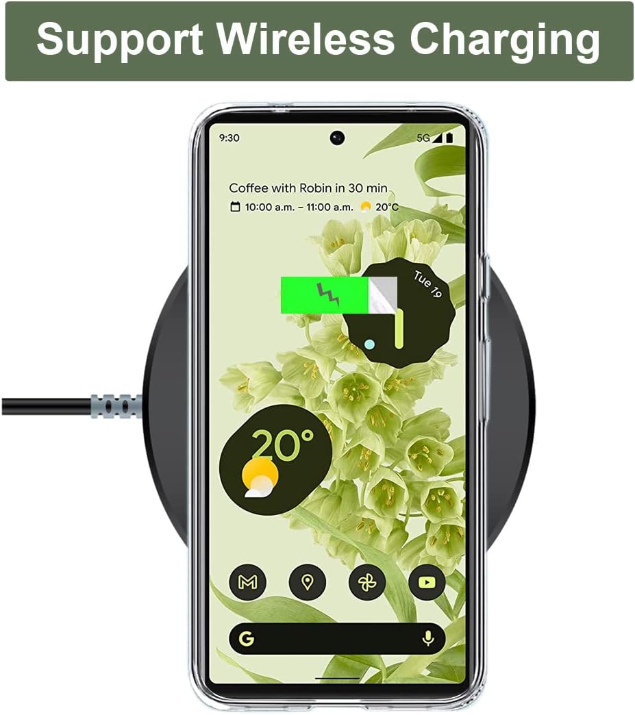For Google Pixel 6 Clear, Soft TPU Shock Absorption Protective Back Cover Case - Image 8