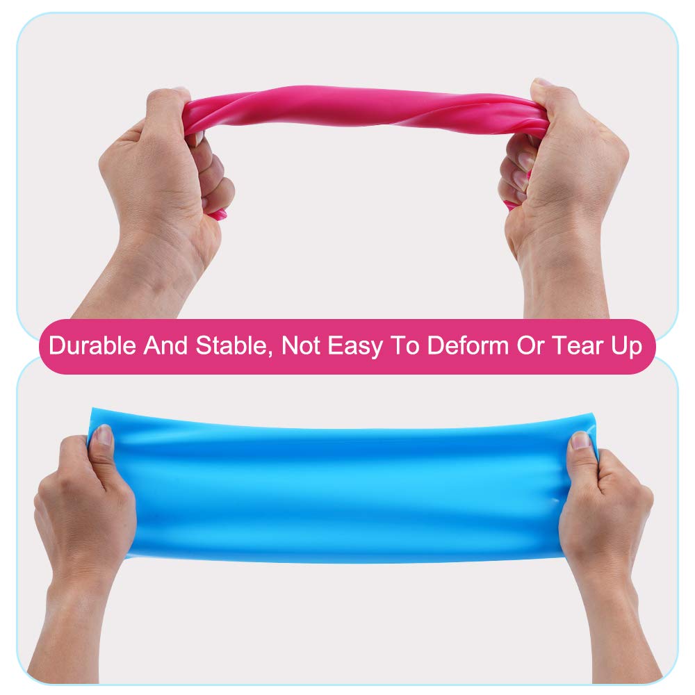 3 Pack Extra Large Silicone Sheets - 15.7" x 11.8" (Blue & Rose Red & Green) - Image 4