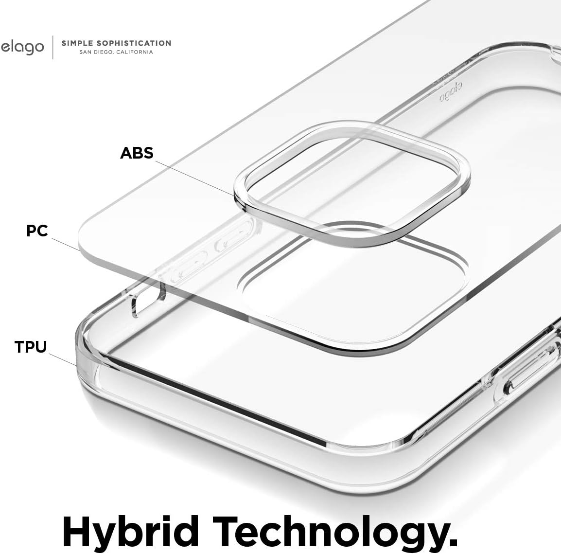 For iPhone 12 Mini (5.4"), Durable PC Back, Flexible Bumper Shockproof Case - Image 3