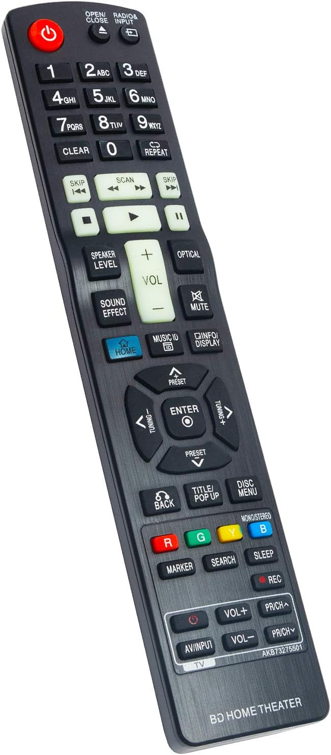 Replacement Remote fit for LG Blu-ray Disc Home Theater System HB906 - Image 2