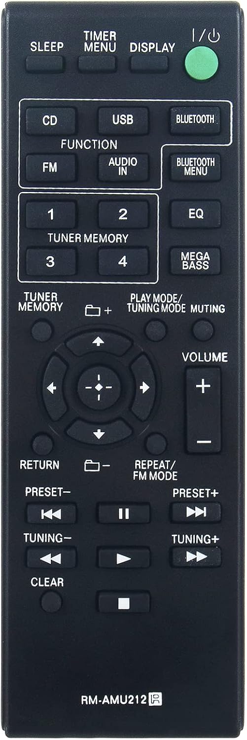 New RM-AMU212 RMAMU212 Replacement Remote Control fit for Sony Home Audio System