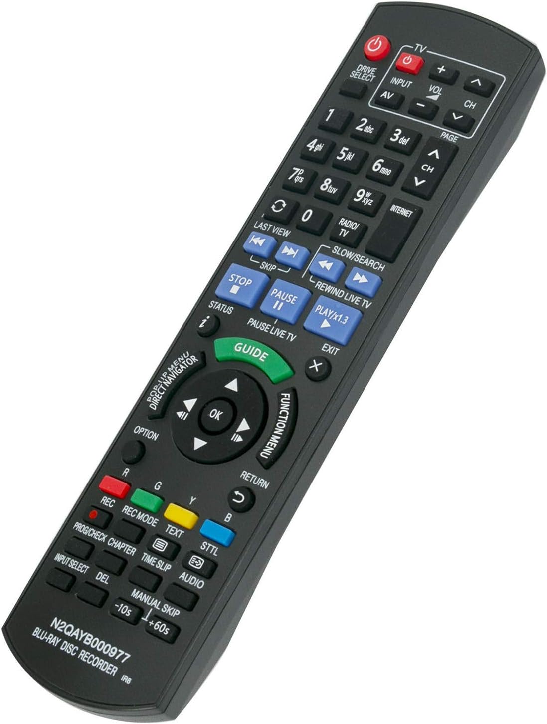 Remote Control Compatible with Panasonic DVD Recorder - Image 2