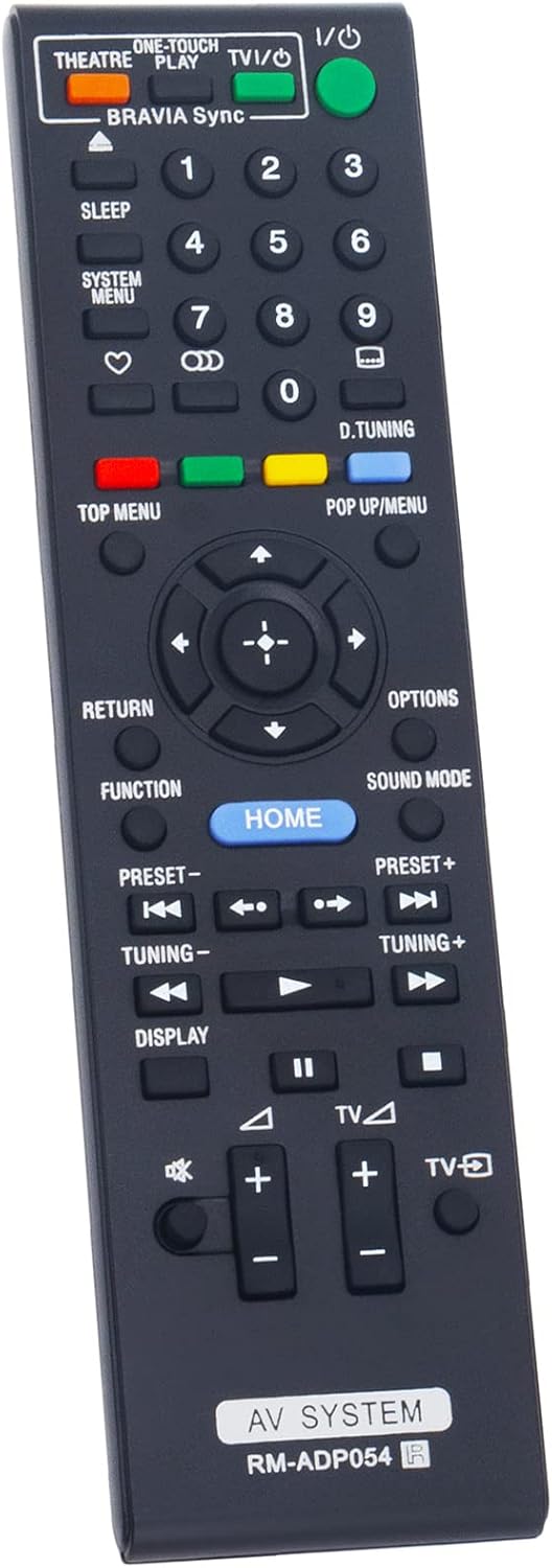 New RM-ADP054 RMADP054 Replacement Remote Control for Sony Blu-ray Disc DVD Home - Image 2