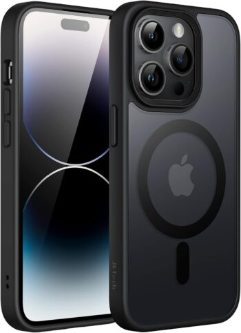 Magnetic Case for iPhone 14 Pro Max 6.7-Inch Compatible with MagSafe (Black)