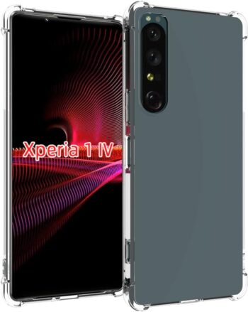 For Sony Xperia 1 IV Clear TPU Four Corners Transparent Soft Case
