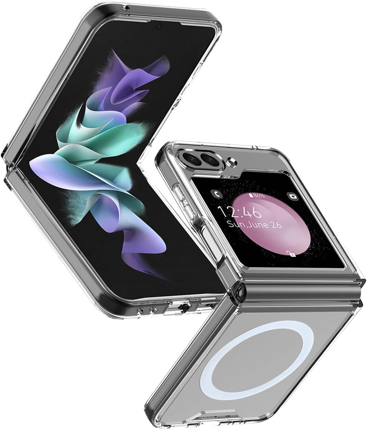 Samsung Galaxy Z Flip 5 5G, Shockproof Clear Case - Image 4