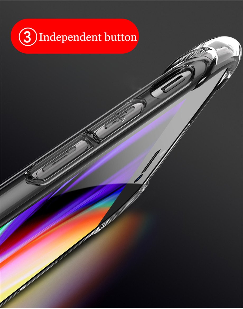 Crystal Case Cover for iPhone SE3/SE2/7/8 (4.7") - Ultra Clear Slim TPU Bumper - Image 6