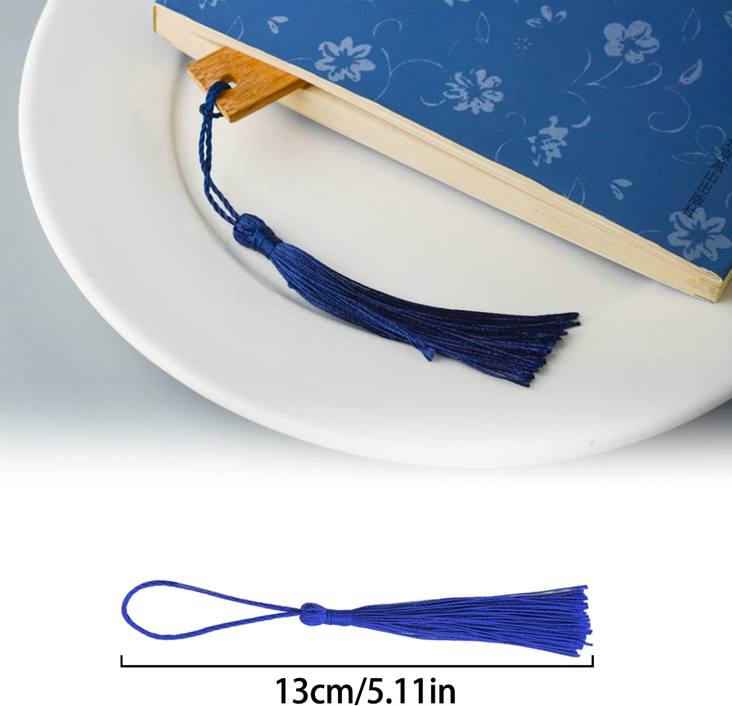 Silky Floss Tassels, 13cm/5 Inch Silky Handmade Soft Craft Mini Tassels-(25PCS,) - Image 2