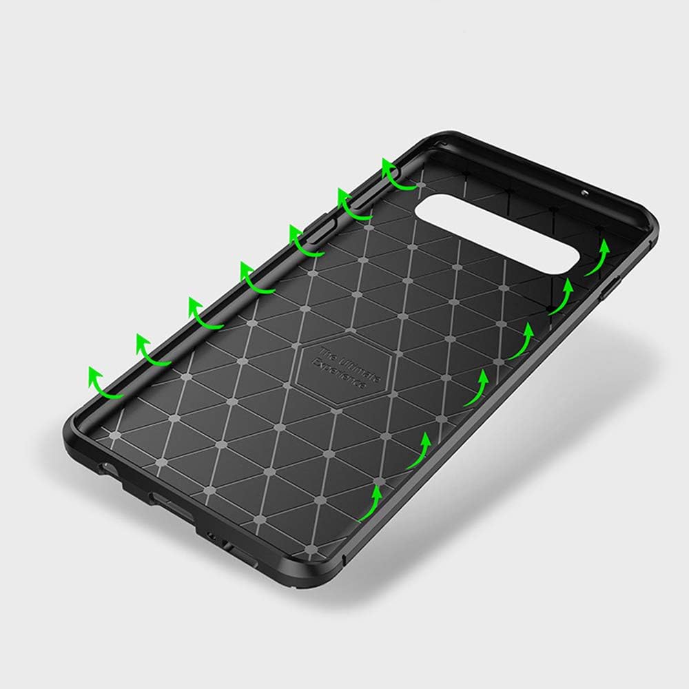 For Samsung Galaxy S10 Case, Protective Carbon Fiber Lightweight Ultra Thin Slim - Image 5