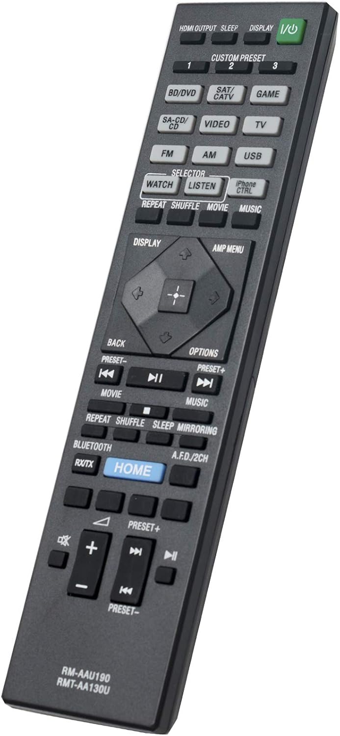Replacement Remote Control Suited for Sony AV Receiver - Image 3