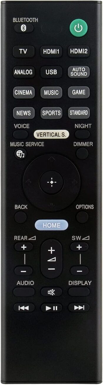 New RMT-AH400U RMTAH400U Replacement Remote Control for Sony Sound Bar HT-Z9F