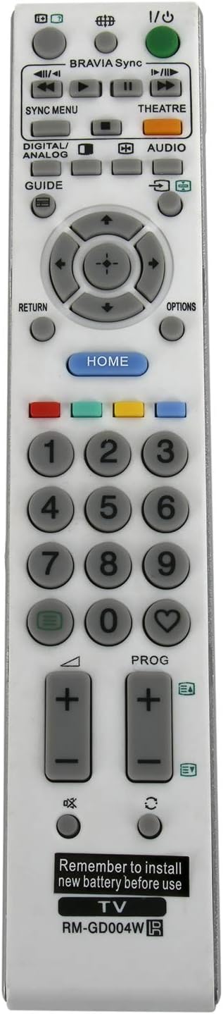RMGD004W Replacement Remote Control fit for Sony Bravia LCD Digital Colour TV