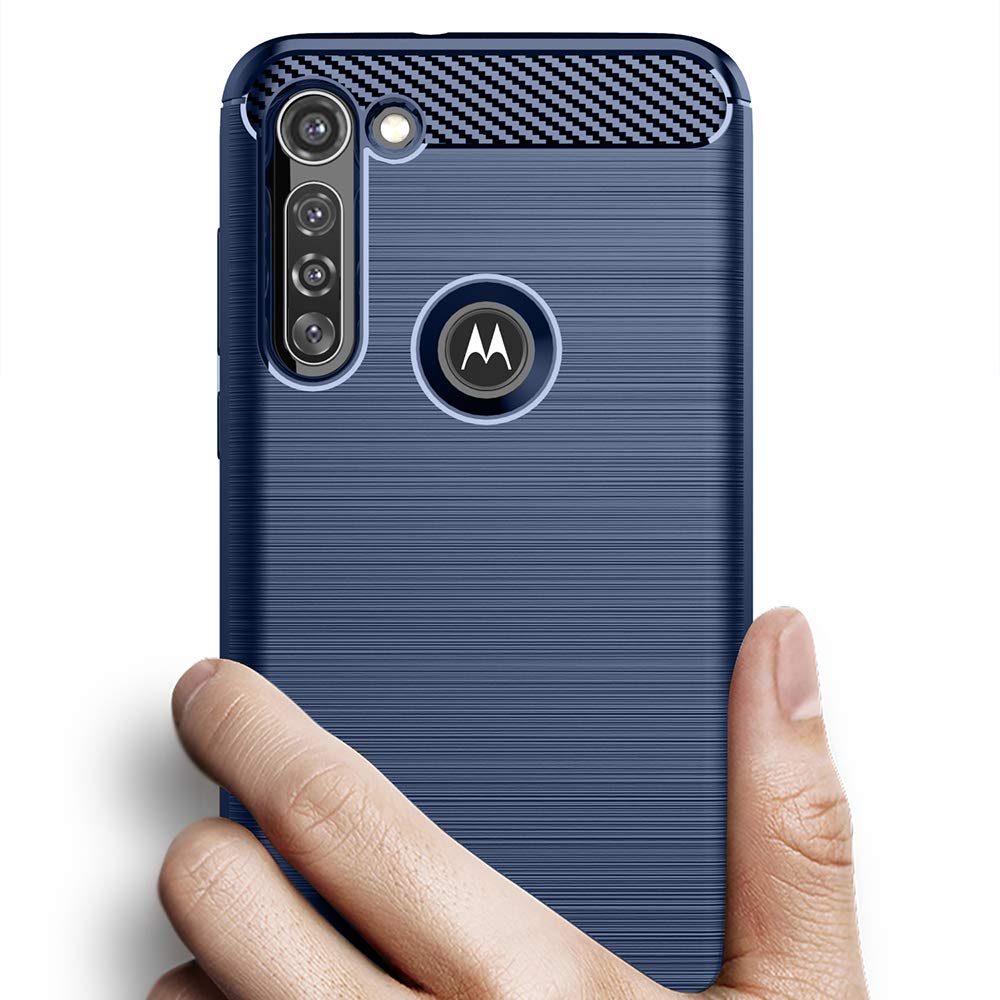 Moto G8 Power Slim TPU Protective Case w Tempered Glass Screen Protector Cover - Image 7