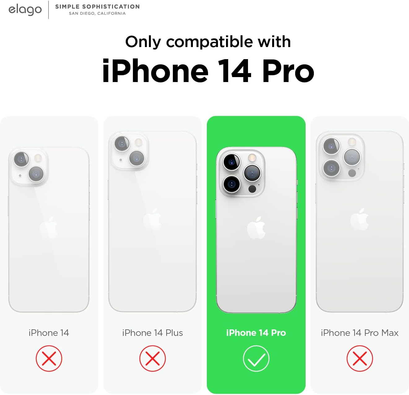 TPU Hybrid Urban Clear Case Compatible w iPhone 14 Pro (6.1") - Image 2