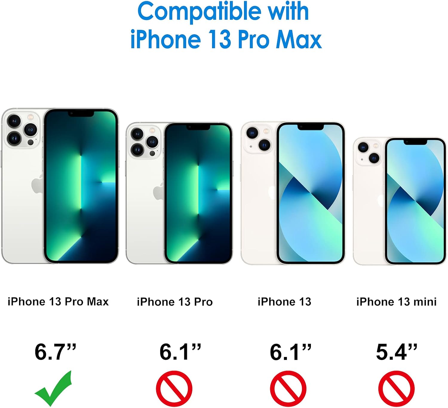 Case iPhone 13 Pro Max 6.7-Inch, Shockproof Bumper Cover, Anti-Scratch, HD Clear - Image 2