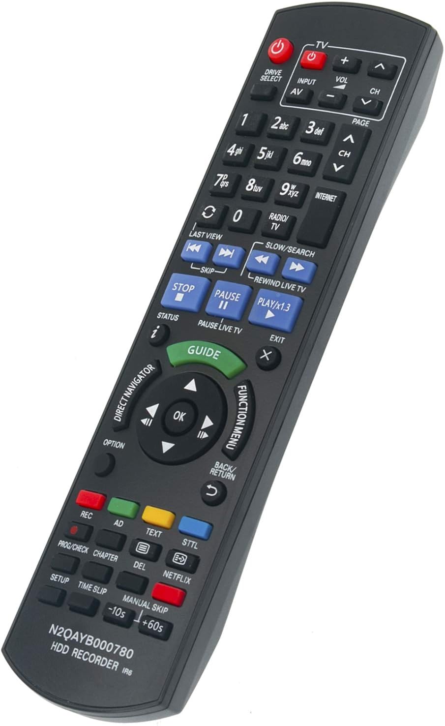New N2QAYB000780 Replacement Remote Control Compatible with Panasonic Diga HDD - Image 3