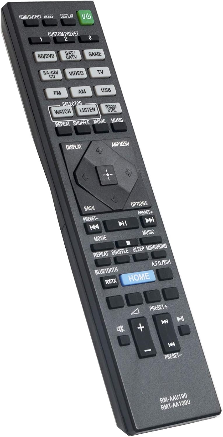 Replacement Remote Control Suited for Sony AV Receiver - Image 2