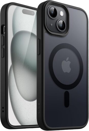 Magnetic Case for iPhone 15 6.1-Inch Compatible with MagSafe (Black)