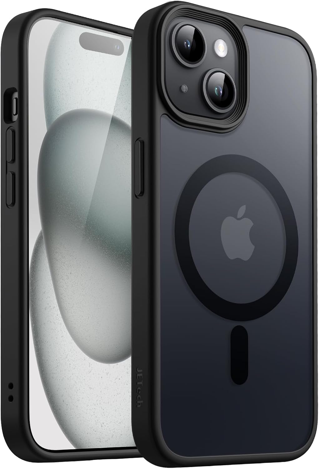 Magnetic Case for iPhone 15 6.1-Inch Compatible with MagSafe (Black)