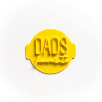 Dads Favourite Embosser No 28 /Stamp for Cupcakes Fondant Icing Clay Cake
