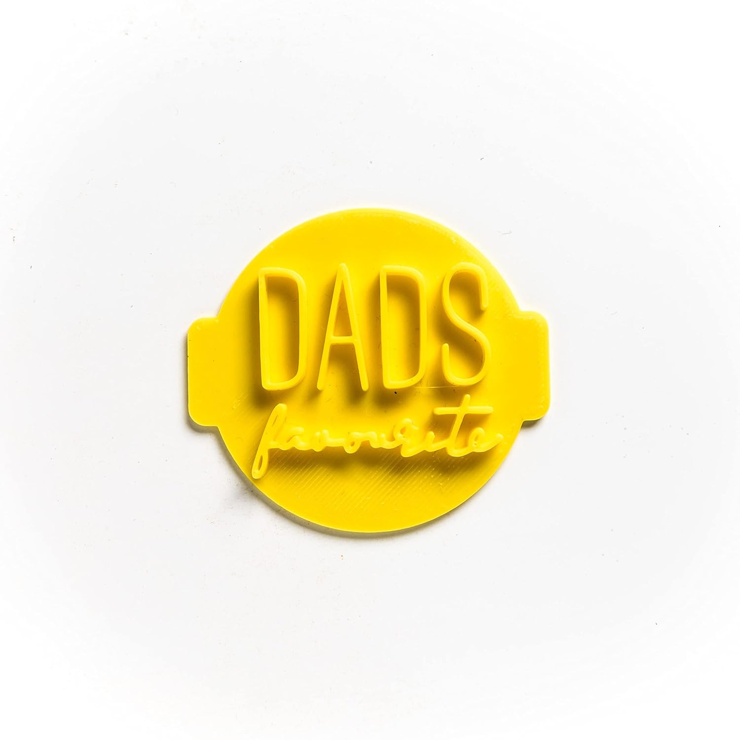 Dads Favourite Embosser No 28 /Stamp for Cupcakes Fondant Icing Clay Cake