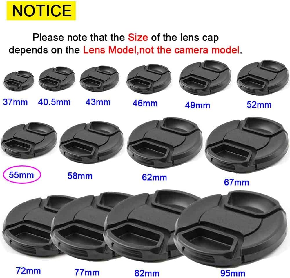 Lens Cap Cover with Keeper for AF-P DX NIKKOR 18-55mm f/3.5-5.6G VR Lens-2 Pack - Image 4