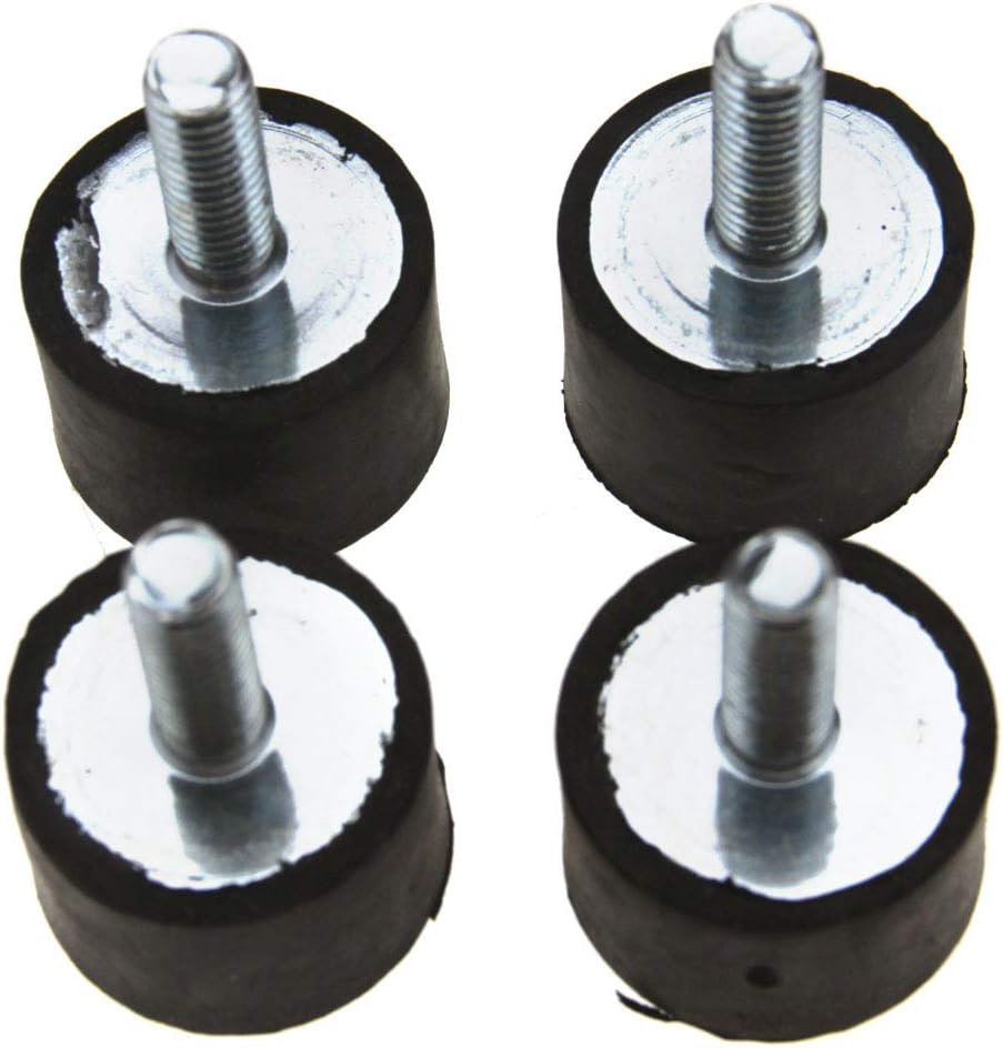 4Pcs M8 Rubber Shock Absorber Anti Vibration Isolator Mounts Car Bobbin Thread