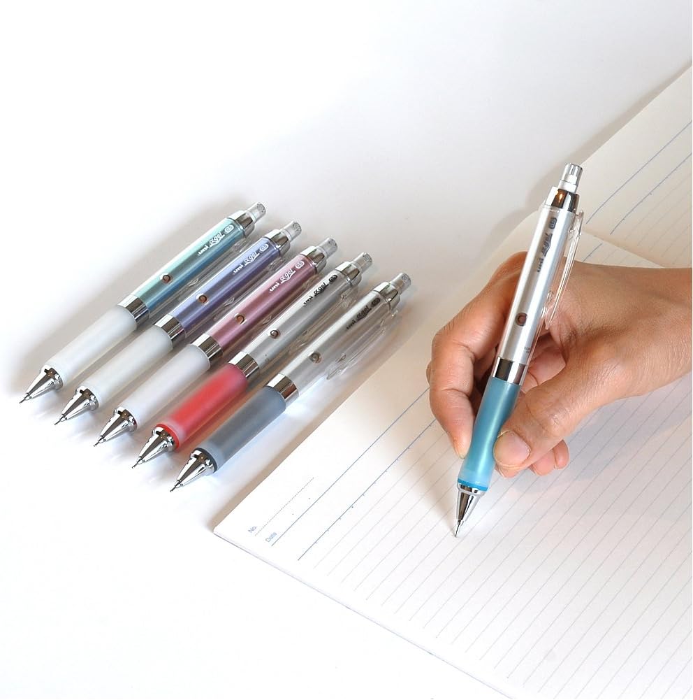 Uni Alpha-Gel Kuru Toga Mechanical Pencil, 0.5 mm, Noble Pink Body - Image 5