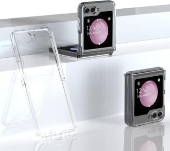 Samsung Galaxy Z Flip 5 5G, Shockproof Clear Case