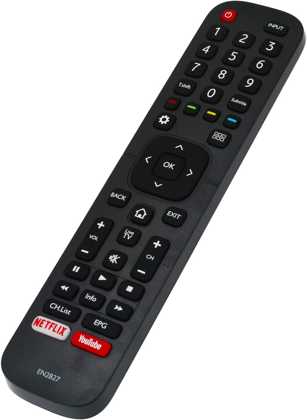 EN2B27 EN2B27HB Remote Suit for Hisense LCD TV 58R5 65R5 32N4 32P4 39N4 39P4 - Image 3