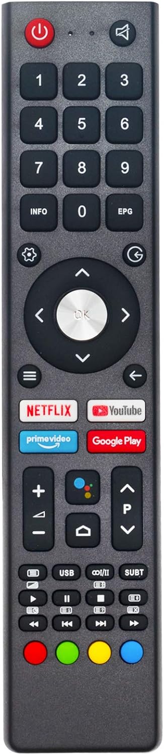 GCBLTV02ADBBT Replacement Voice Remote fit for CHIQ TV GCBLTVC1GBBT