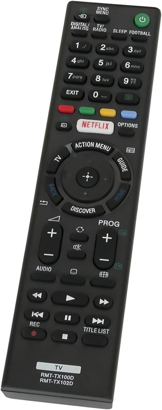 New RMT-TX100D RMT-TX102D Replacement Remote Control fit for Sony TV KD-65X8508C - Image 2