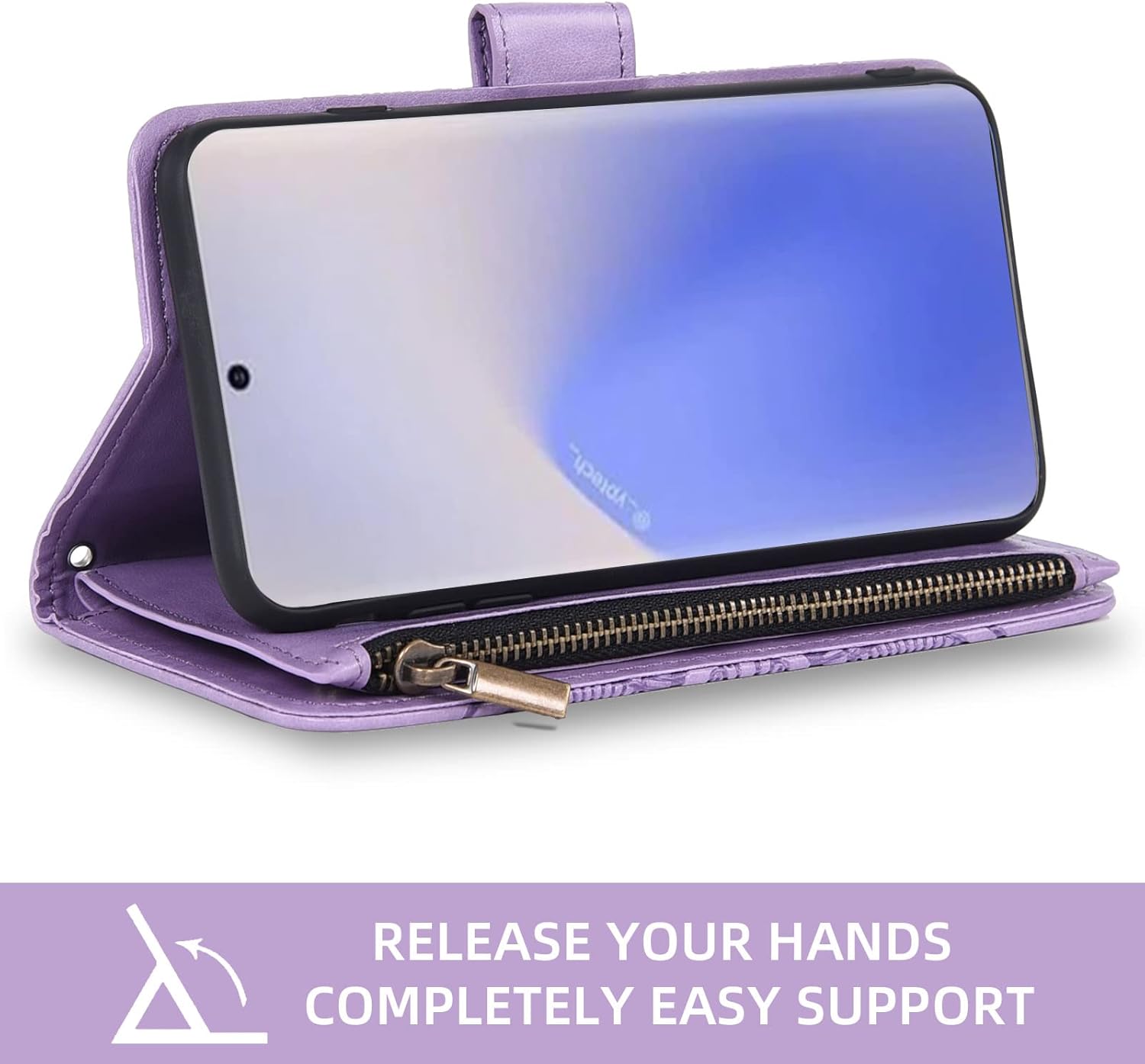 For Samsung Galaxy Note 20 5G Tempered Glass Screen Protector and Flip Wallet - Image 4