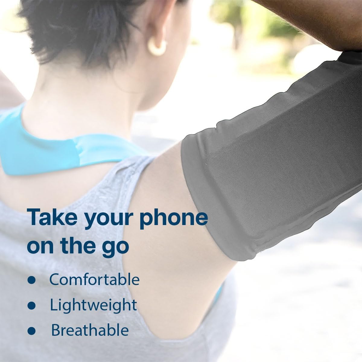 Phone Armband 12 to 15 inch Arm Circumference - Sports Armband Arm Phone Holder - Image 4