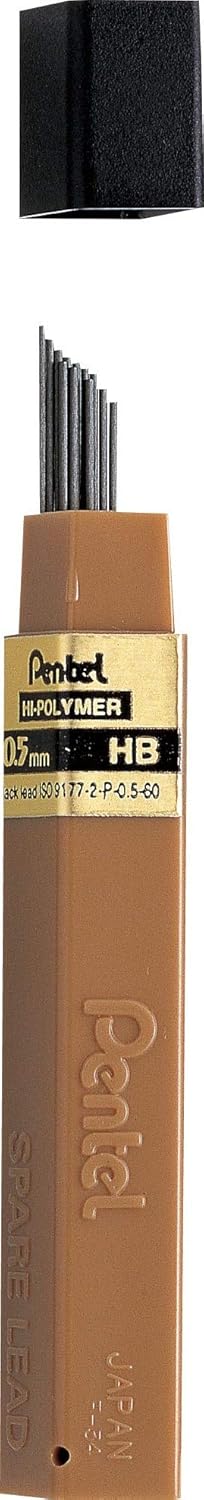 Pentel P200 Series Mechanical Pencil 0.5mm Black Barrel (YP205A-HB) - Image 3