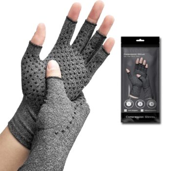 Compression Arthritis Gloves Fingerless -Warmth Therapeutic Compression Gloves