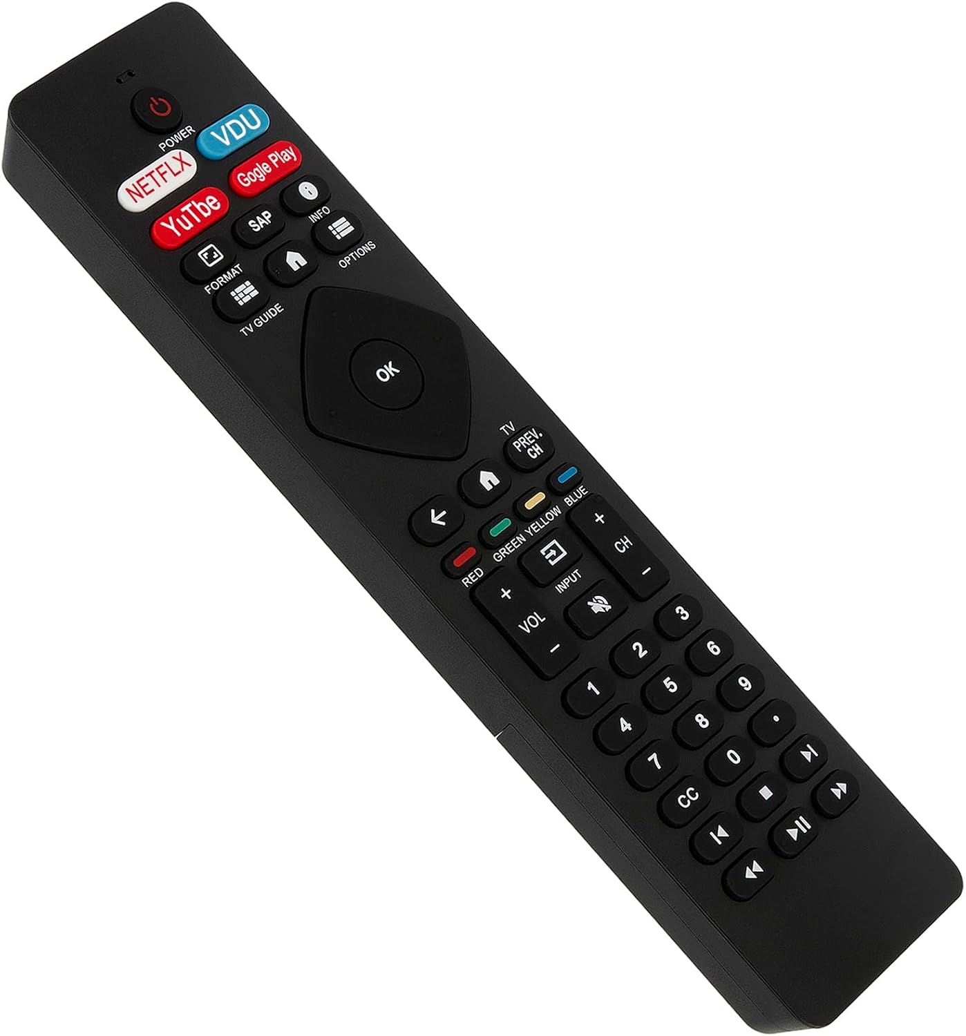 NH800UP IR Remote Replacement for Philips 5704 Series 5604 Series 5700 Series - Image 2