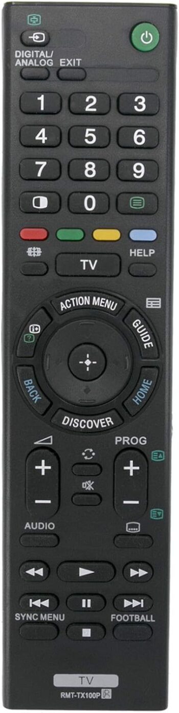 New RMT-TX100P RMTTX100P Replacement Remote Control fit for Sony Bravia TV