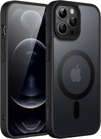 Magnetic Case for iPhone 12 Pro Max 6.7-Inch Compatible with MagSafe (Black)