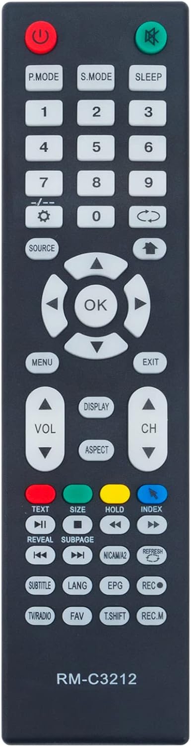 New RM-C3212 Replacement Remote Control fit for JVC 4K UHD Smart LED TV