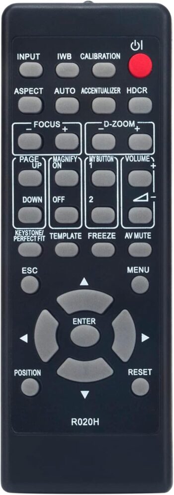 R020H Replacement Remote fit for Hitachi Projector CP-AX2503 CP-AW2503 CP-AW2505
