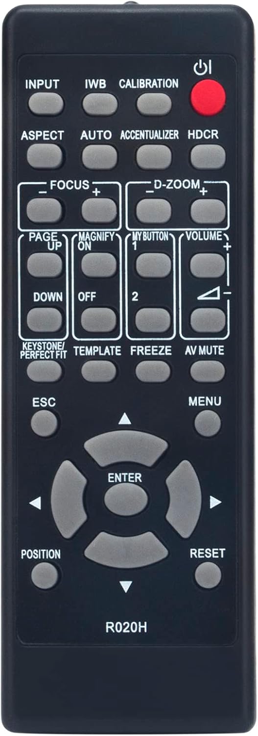 R020H Replacement Remote fit for Hitachi Projector CP-AX2503 CP-AW2503 CP-AW2505
