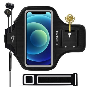 Armband for iPhone Sweatproof Running Exercise Gym Bag with Card Slot